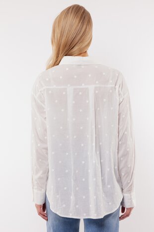 C&S Eme blouse offwhite