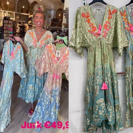 Ibiza jurk groen