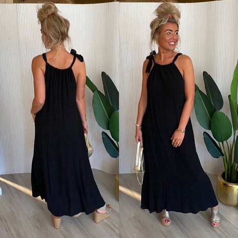 Sanne strik dress zwart