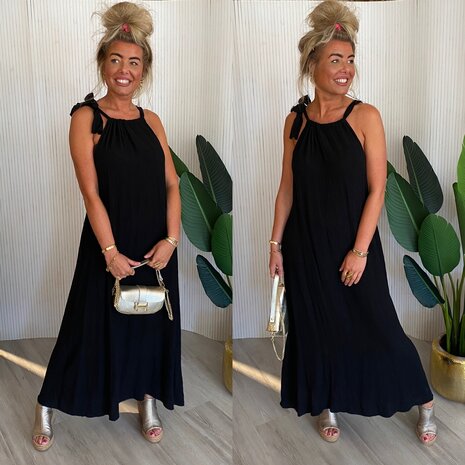 Sanne strik dress zwart