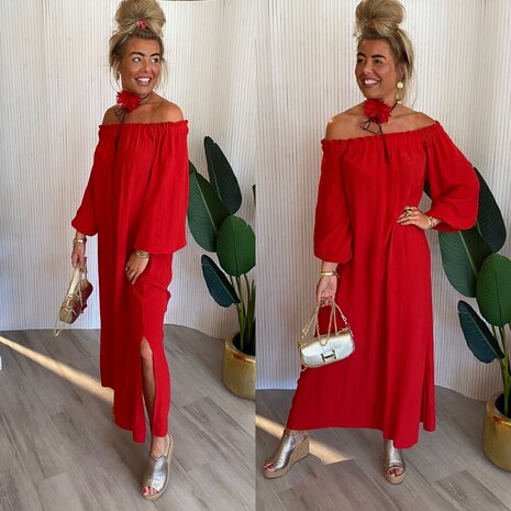 Melanie dress rood