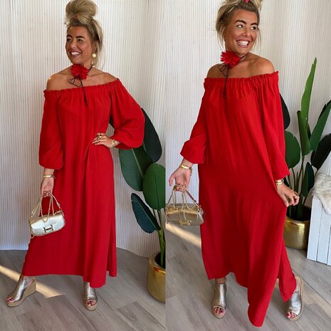 Melanie dress rood