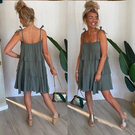 Dzanella Dress army