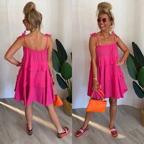 Dzanella Dress fuschia