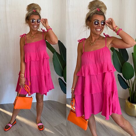 Dzanella Dress fuschia