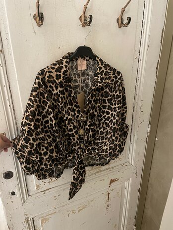 Amy blouse - leopard