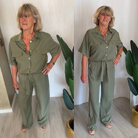 Naomi blouse -  army