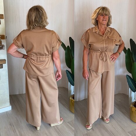 mirjam comfy set - licht bruin 