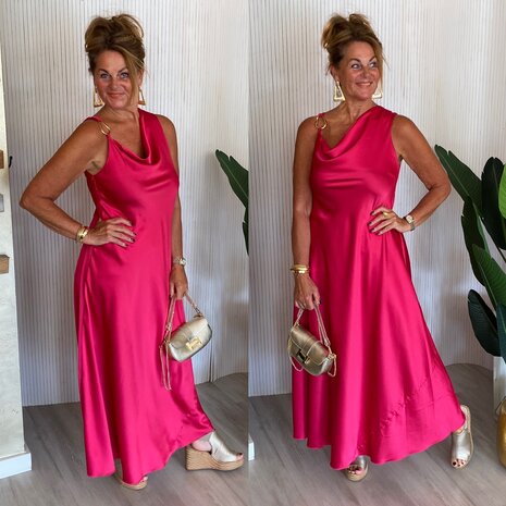 Glam jurk- roze