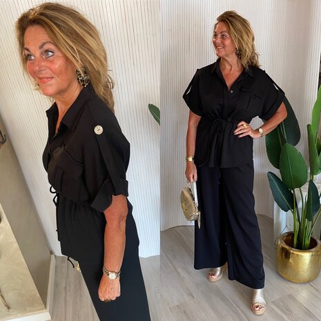 mirjam comfy set - zwart