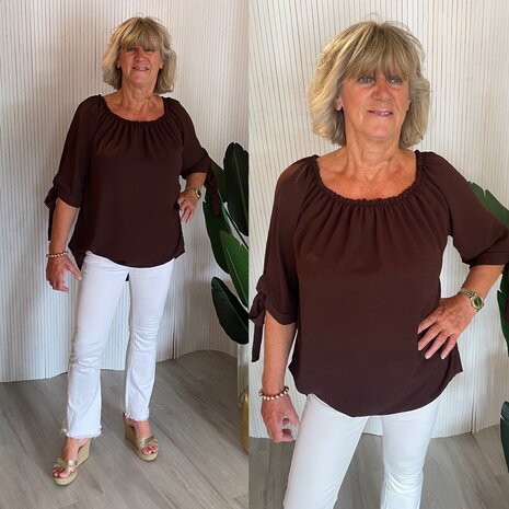 Britt tuniek-  donker bruin