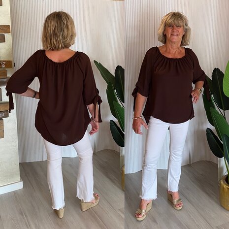 Britt tuniek-  donker bruin