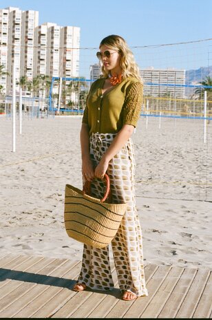 C&S Zafra pants sand/mustard olive