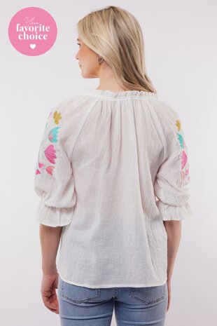 C&S Cadiz top offwhite