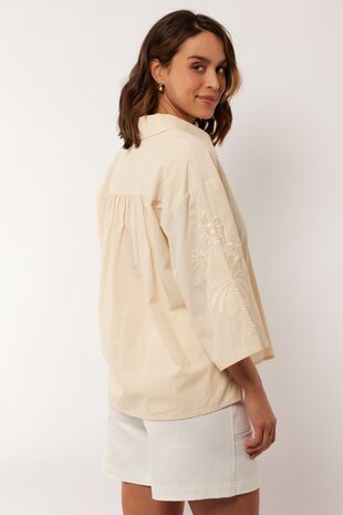 G Maxx Isaline blouse wood ash