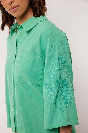 G Maxx Isaline blouse pool blue