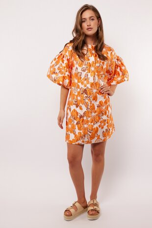 Fluresk Meave dress pumpkin