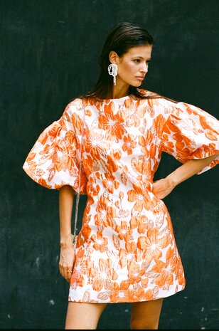 Fluresk Meave dress pumpkin