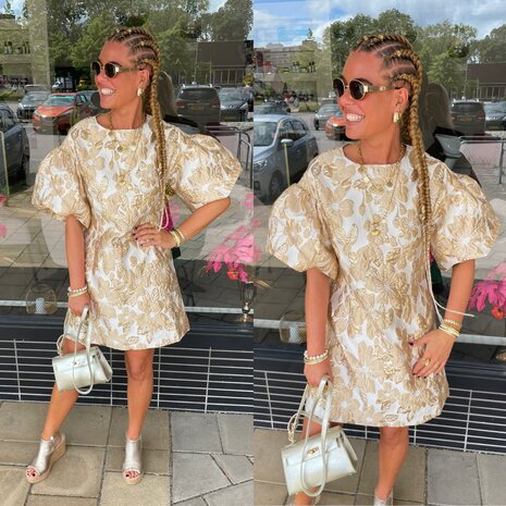 Fluresk Meave dress offwhite