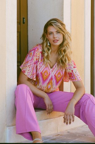 C&S Palencia pants  super pink