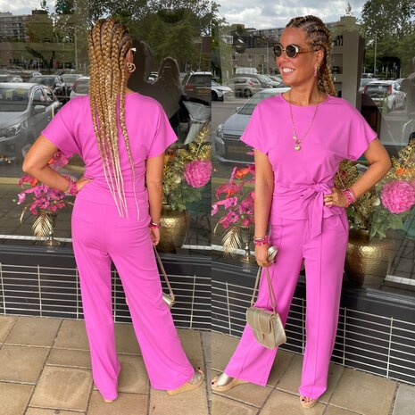 C&S Palencia pants  super pink