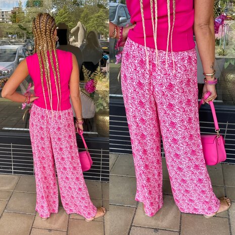 Fluresk Kat pants piggy pink/bright pink
