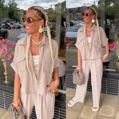 Carola comfy set zand