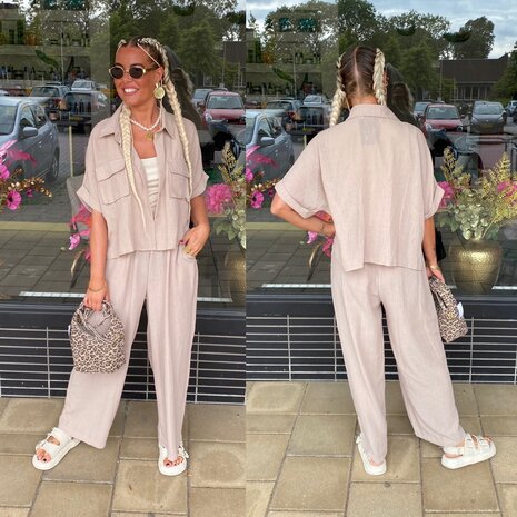 Carola comfy set zand