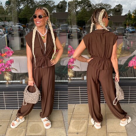 Christina comfy set bruin