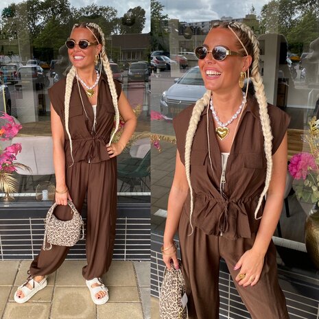 Christina comfy set bruin