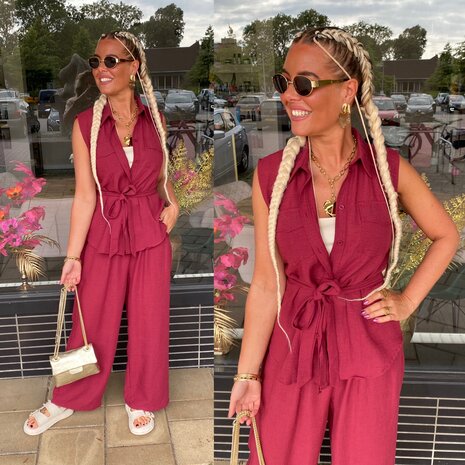 Tara comfy set bordeaux