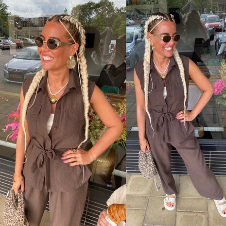Tara comfy set bruin