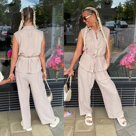 Tara comfy set zand
