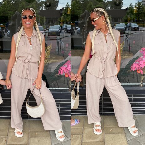 Tara comfy set zand