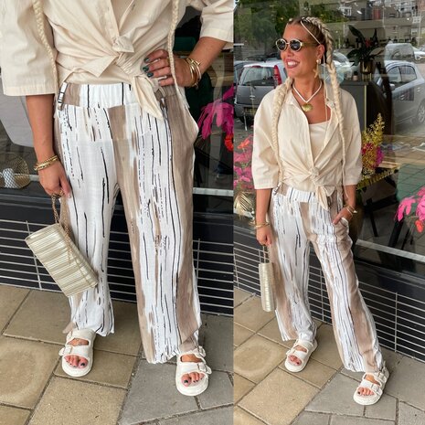Elsa pantalon taupe