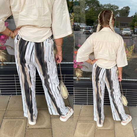 Elsa pantalon antraciet