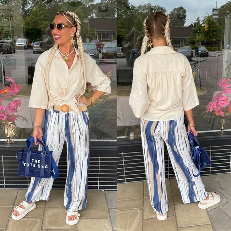 Elsa pantalon blauw