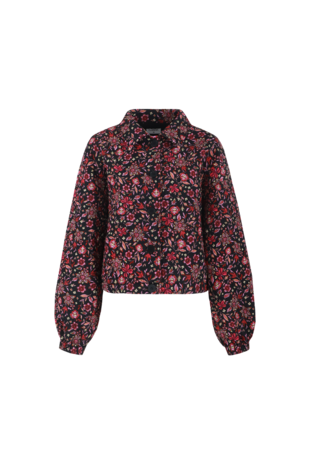 Fluresk Maribel jacket black/dusty mauve