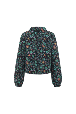 Fluresk Maribel jacket black/marine blue