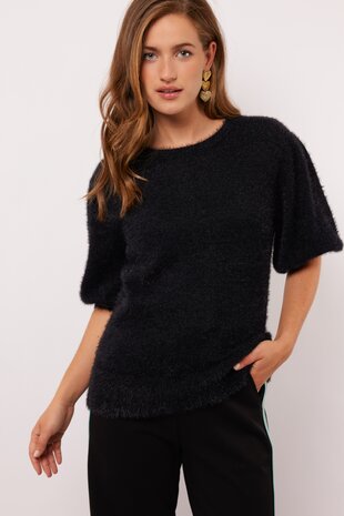 Fluresk Moraine knit top black