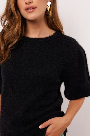 Fluresk Moraine knit top black