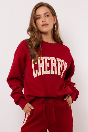 Fluresk Senara sweater rhubarb