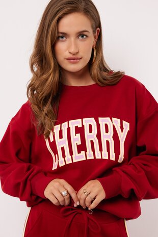 Fluresk Senara sweater rhubarb