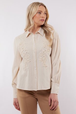 C&S Linsey blouse ecru