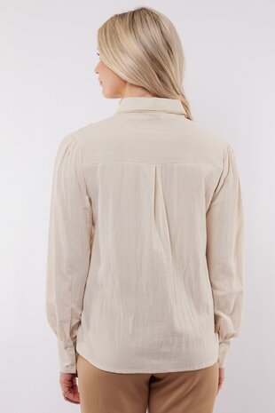 C&S Linsey blouse ecru