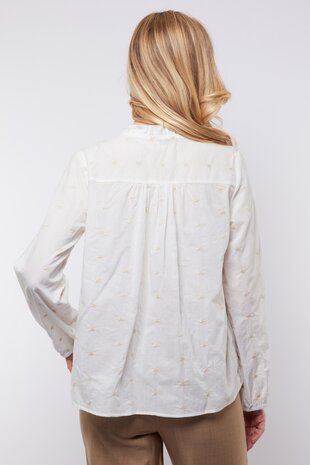 C&S Lizzy blouse offwhite/sand