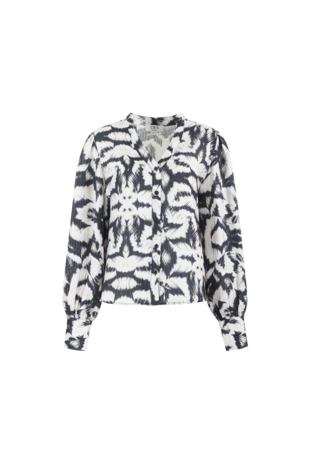 C&S Babette blouse offwhite/black