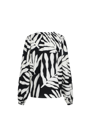 C&S Lea blouse offwhite/black
