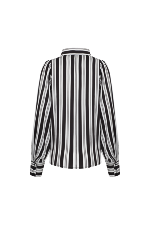 C&S Liselotte blouse offwhite/black