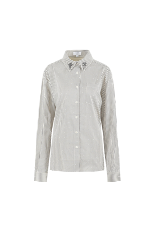 C&S Lyllith blouse offwhite/black